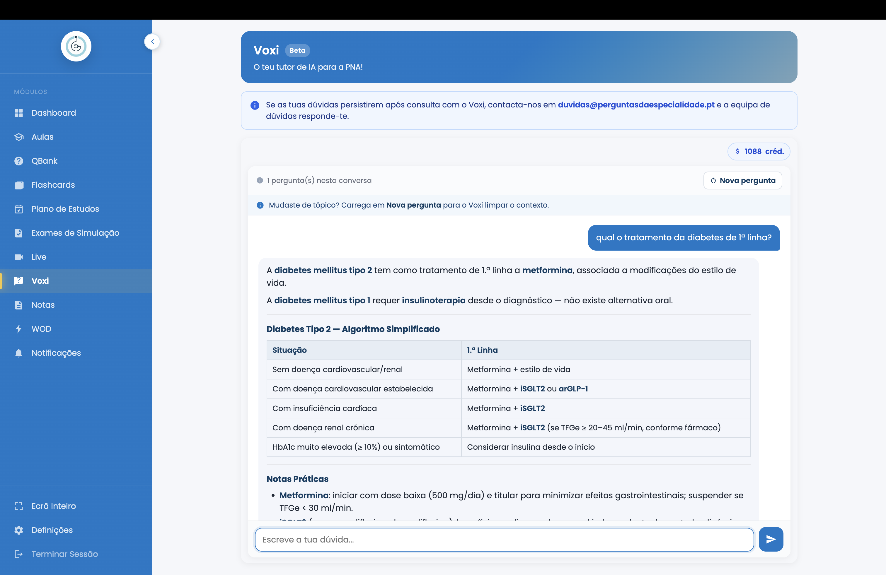 Voxi - tutor IA da PE