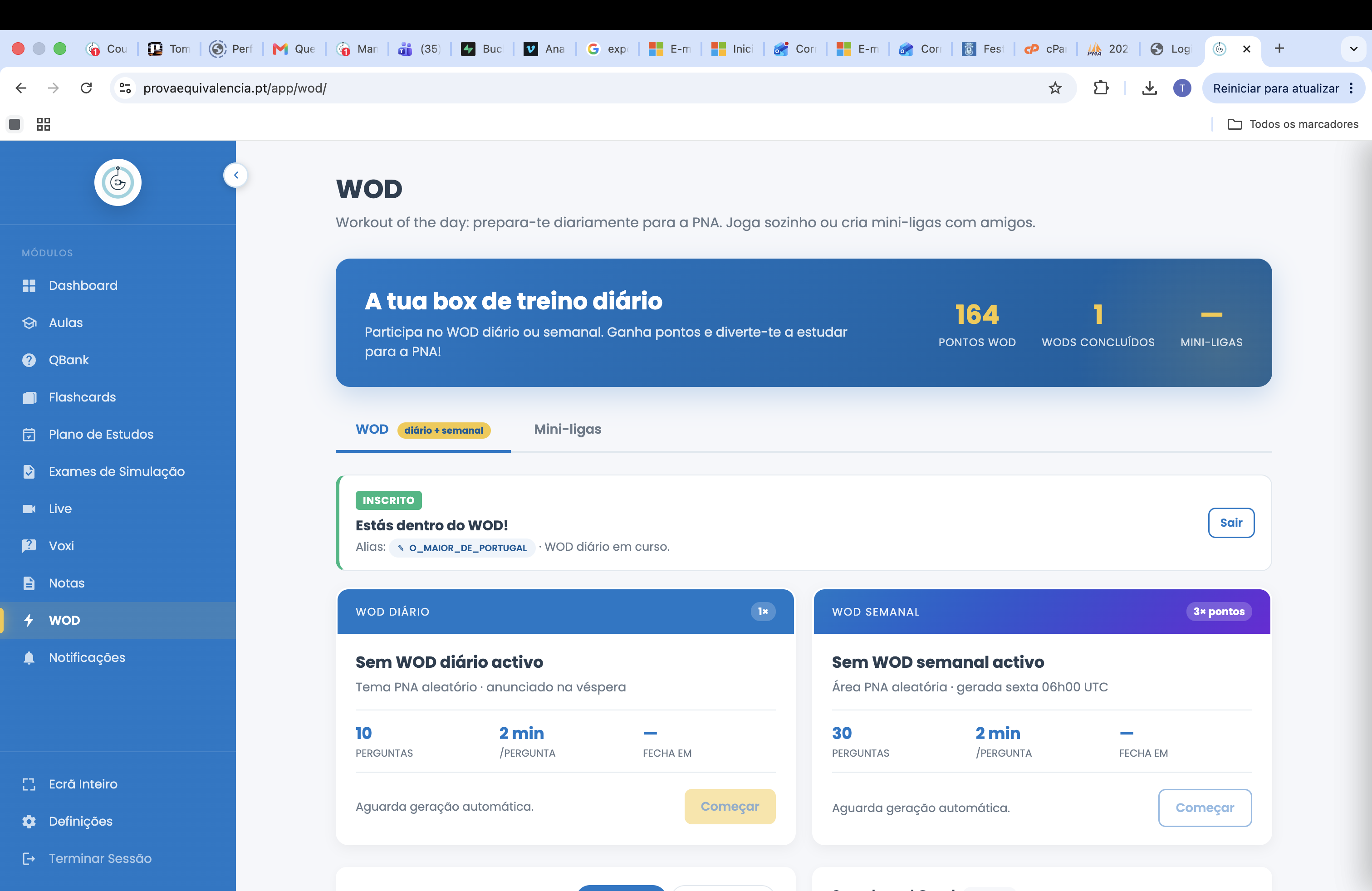 WOD diário