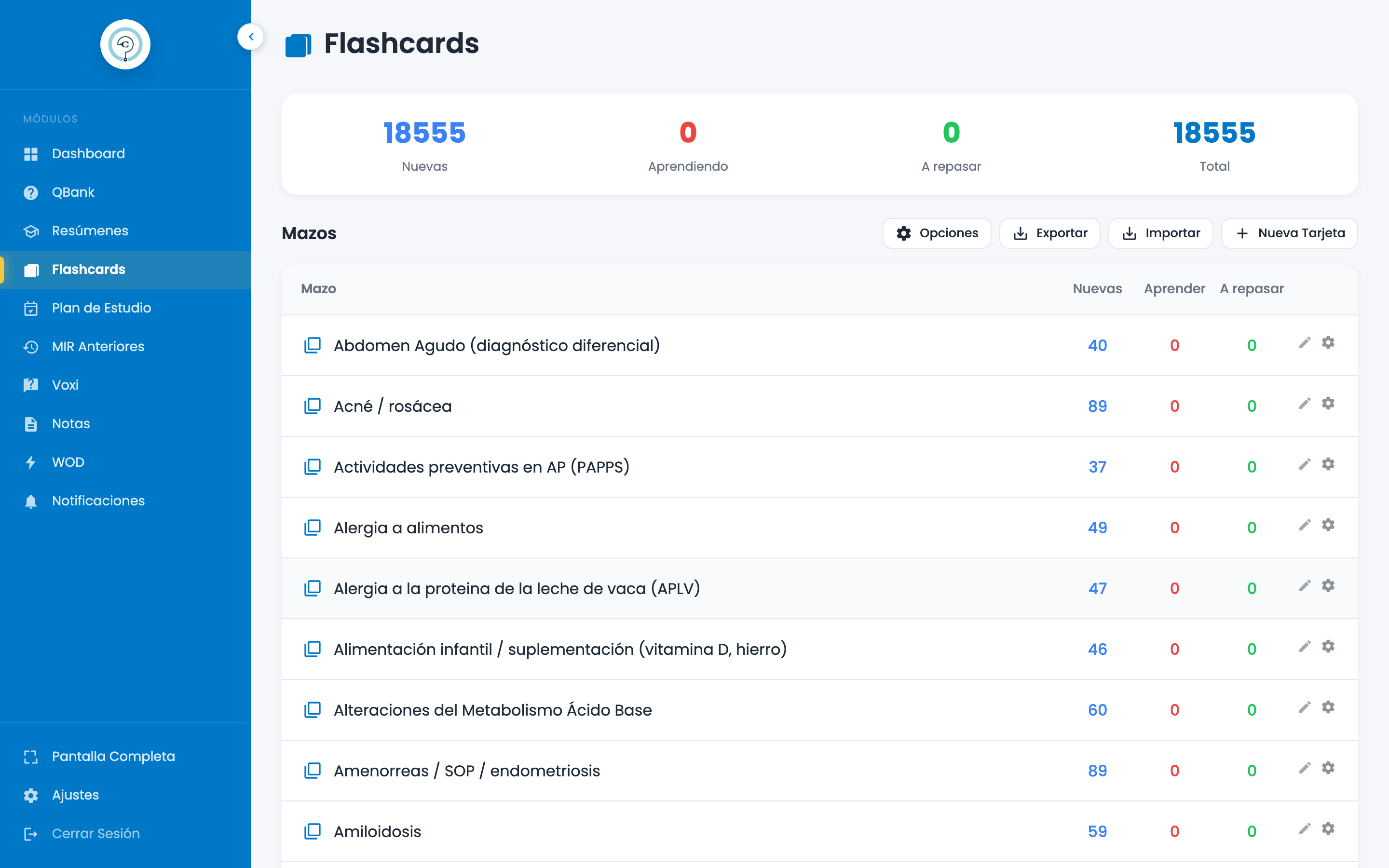 Flashcards