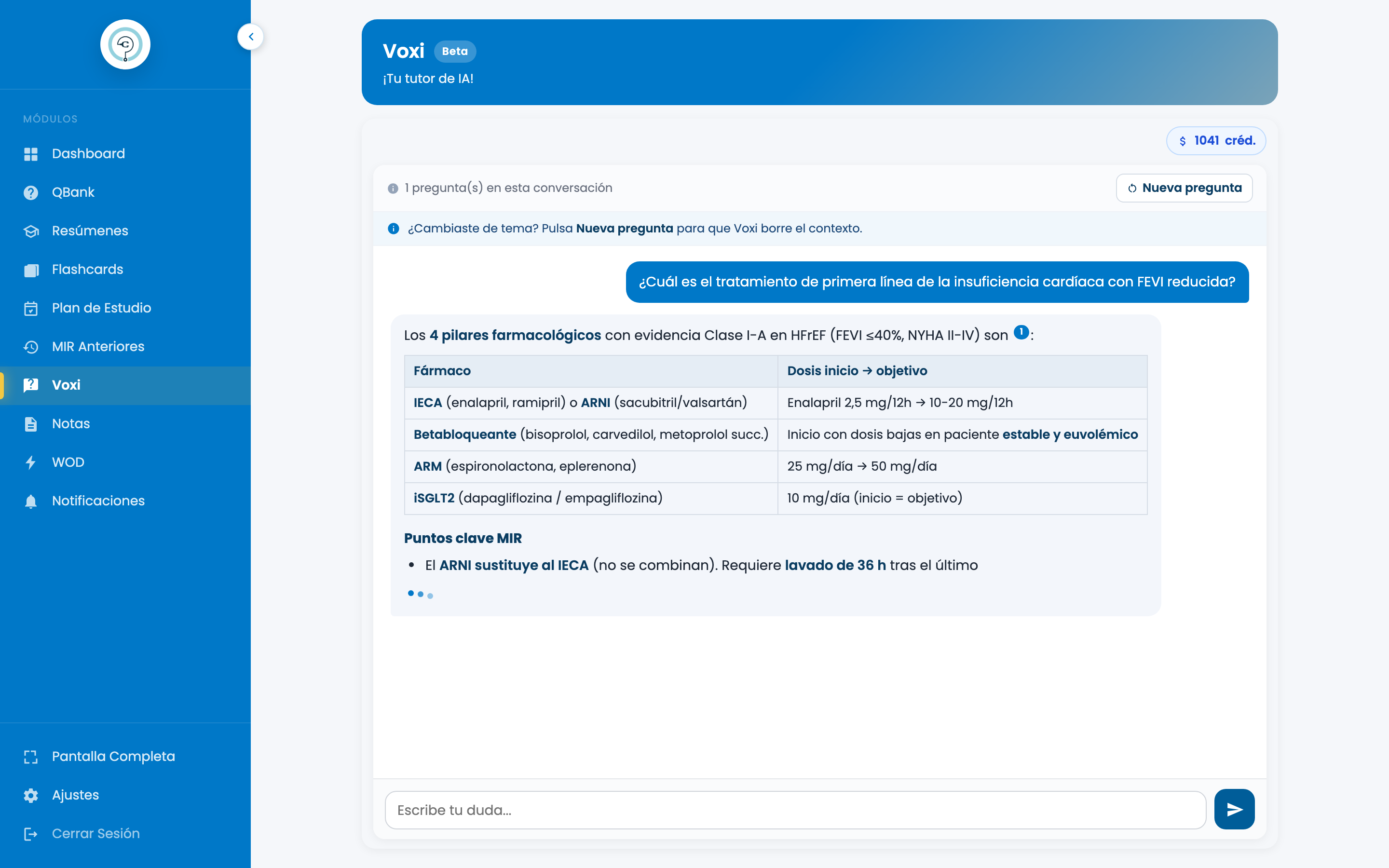Voxi - asistente de estudio IA